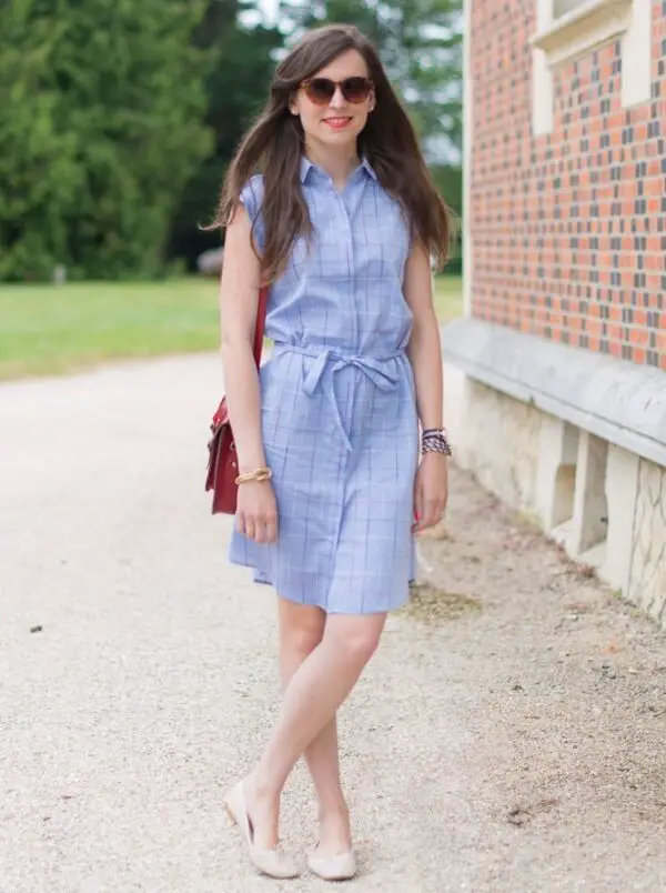 4-casual-chic-dress-with-ballet-flats-1
