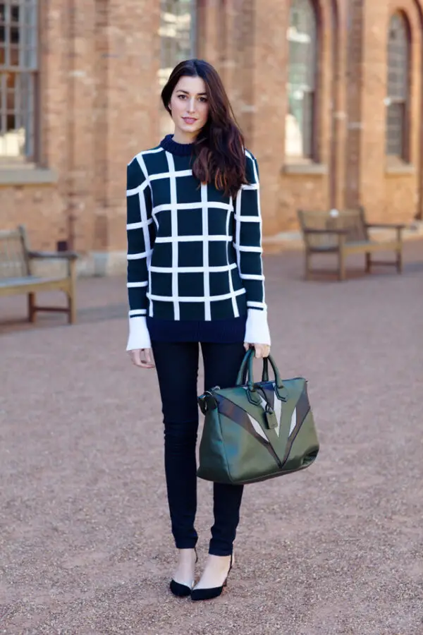 4-checkered-sweater-with-skinny-pants