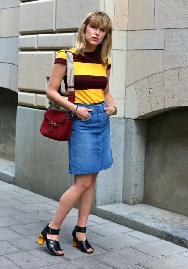 4-denim-skirt-with-striped-tee
