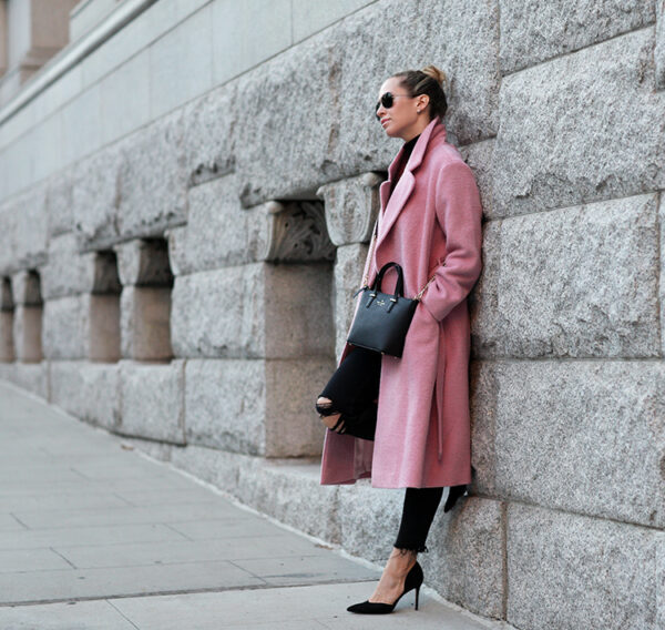 4-pink-coat-with-black-jeans