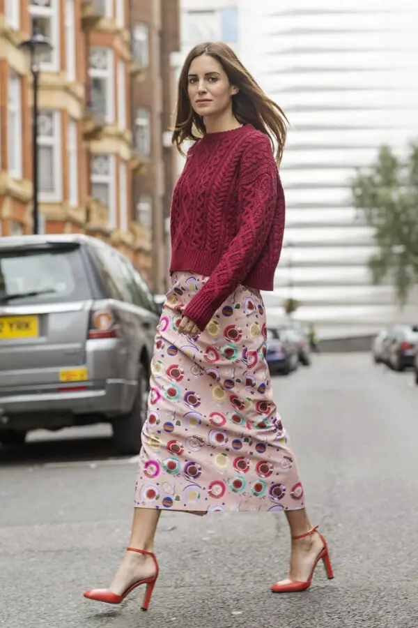 4-printed-skirt-with-chunky-sweater-1