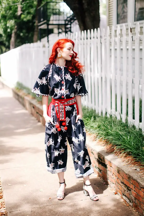 4-quirky-print-jumpsuit-with-red-vintage-belt-1