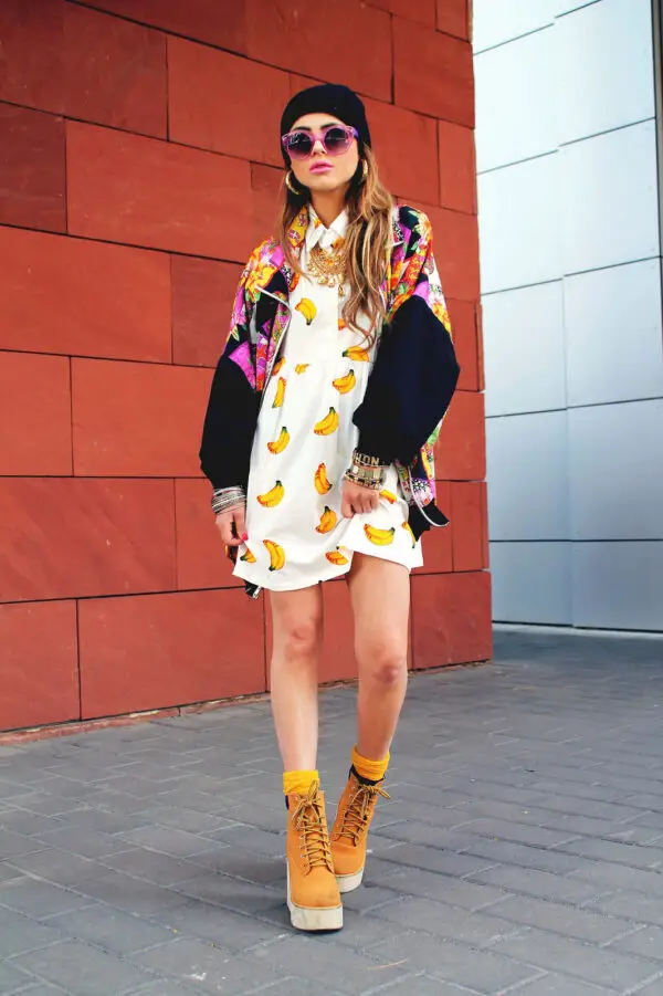 5-banana-print-dress-with-cute-sunglasses