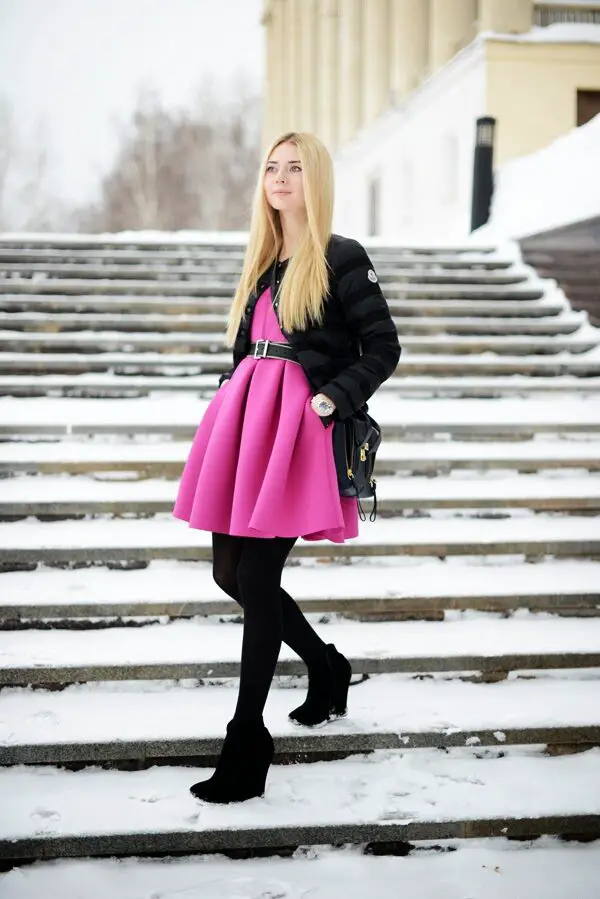 5-blazer-with-pink-dress-and-boots