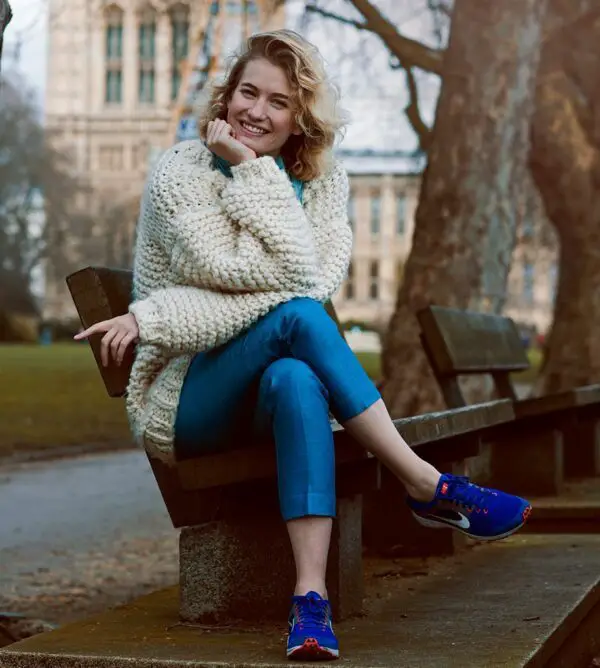 5-blue-pants-with-chunky-sweater