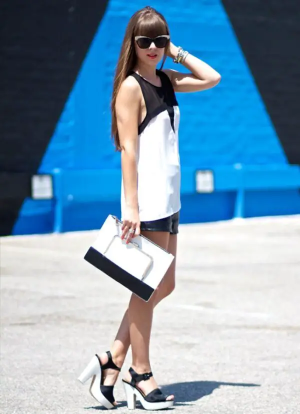 5-color-blocked-black-and-white-dress-with-heels