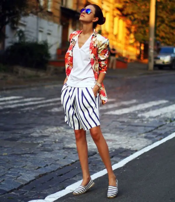 5-floral-blazer-with-striped-bermuda-shorts-and-sneakers