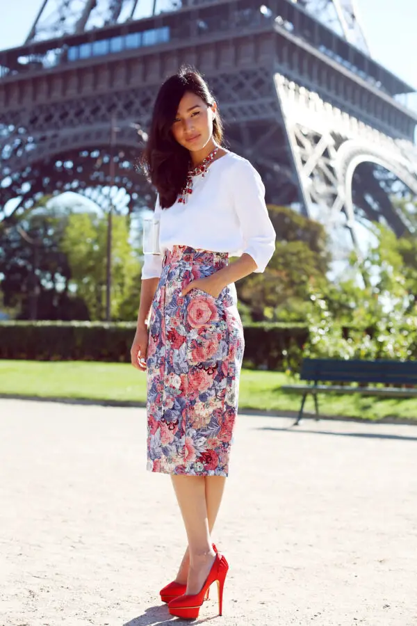 5-floral-skirt-with-white-top