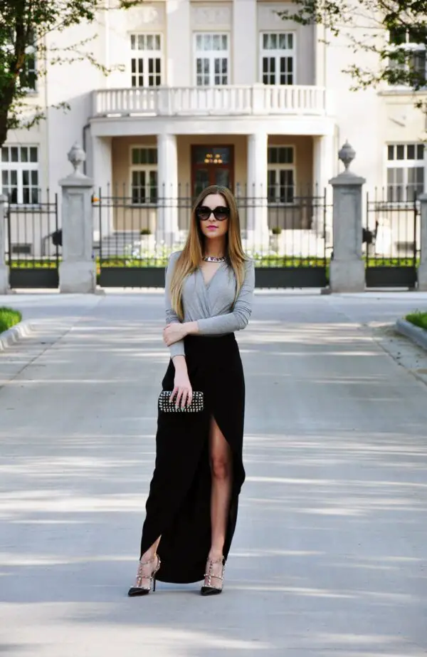 5-gray-top-with-slit-maxi-skirt