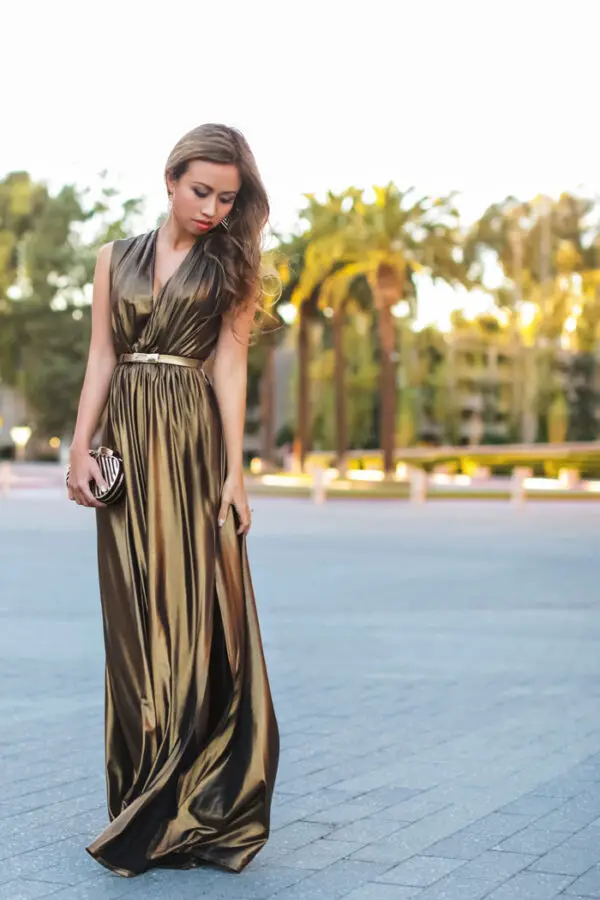 5-metallic-bronze-dress-with-clutch