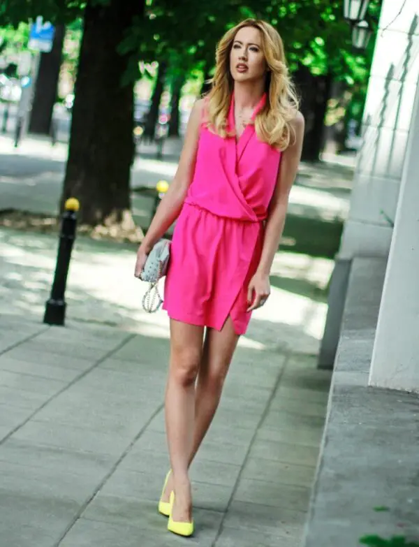 5-pink-dress-with-neon-pumps