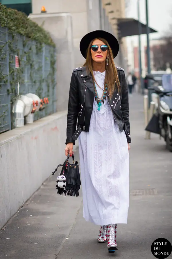 5-quirky-boots-with-white-dress-and-leather-jacket