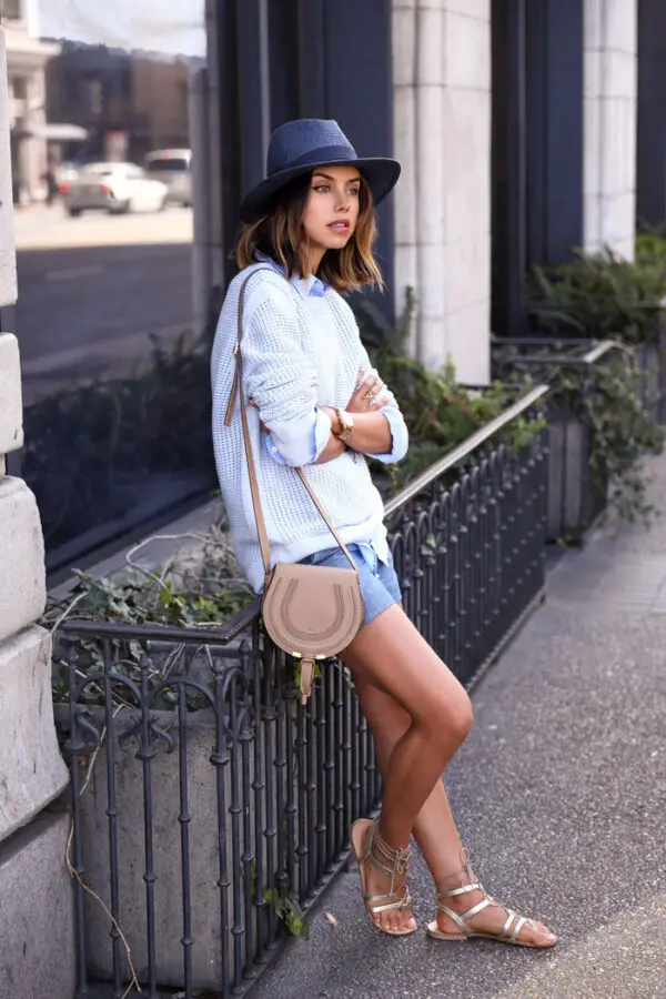 5-sweater-with-chambray-shirt-and-casual-shorts