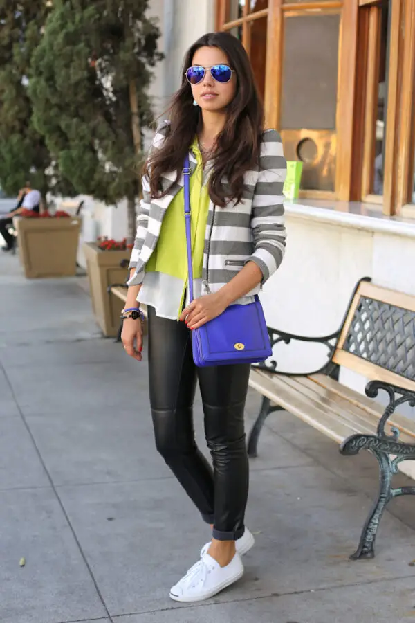 5-yellow-top-with-striped-jacket-and-leather-leggings-1