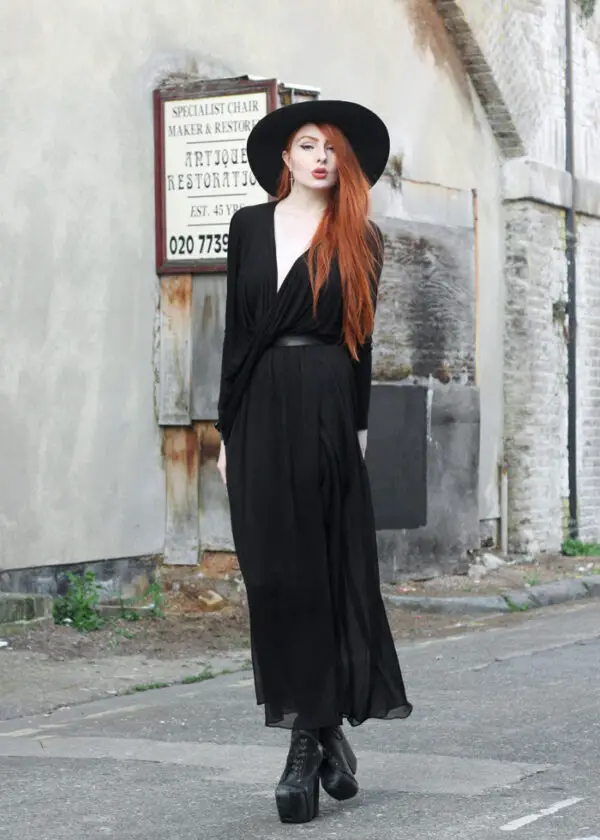 6-black-maxi-dress-with-hat-1
