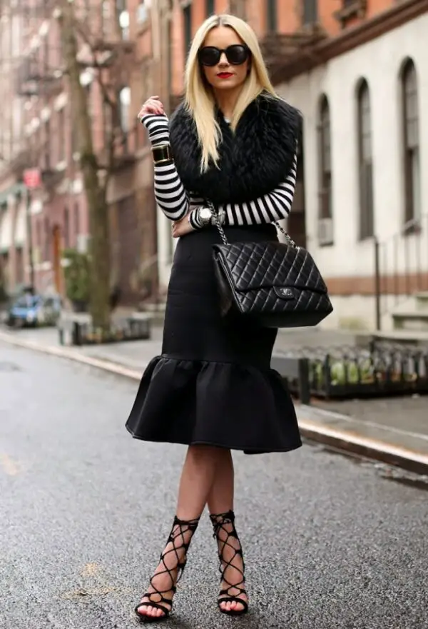 6-fur-scarf-with-mermaid-skirt-and-striped-top