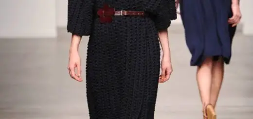 black-crochet-dress