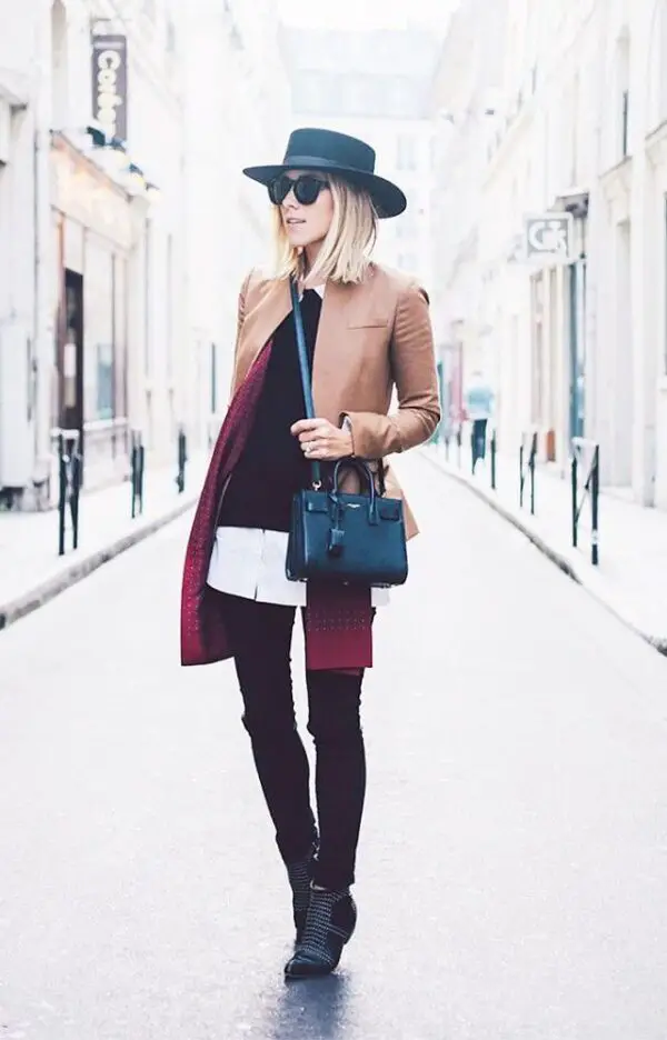 burgundy-sweater-over-button-down