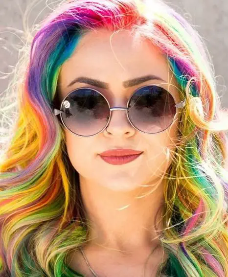 cool-rainbow-hair-look