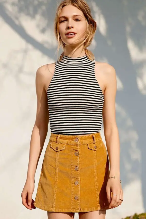 corduroy-skirt-and-striped-top-2