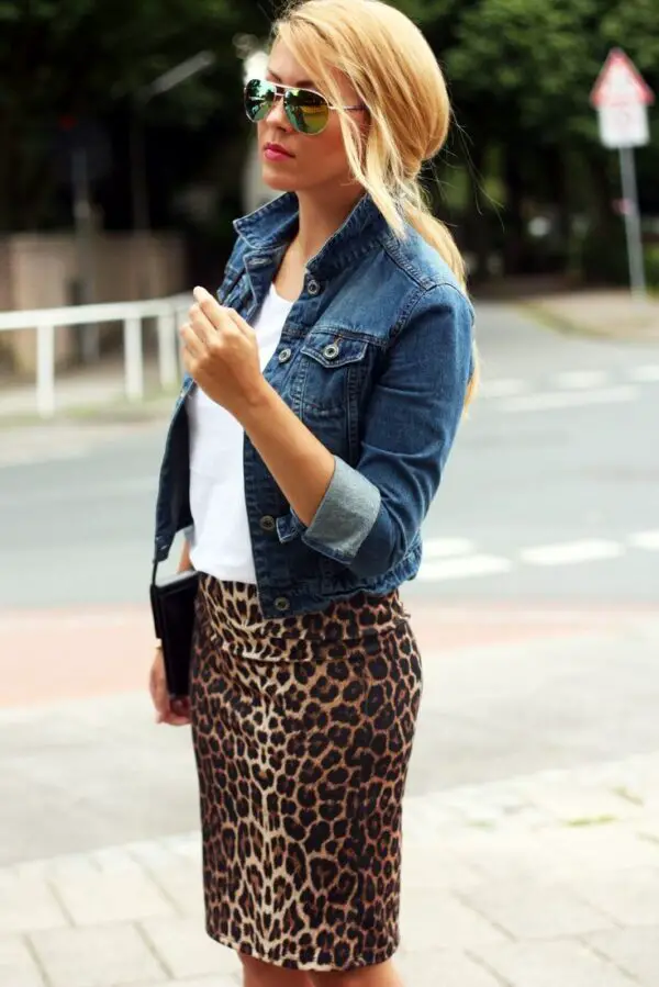 jean-jacket-and-leopard-skirt