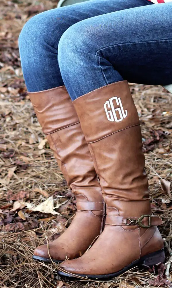 monogrammed-boots
