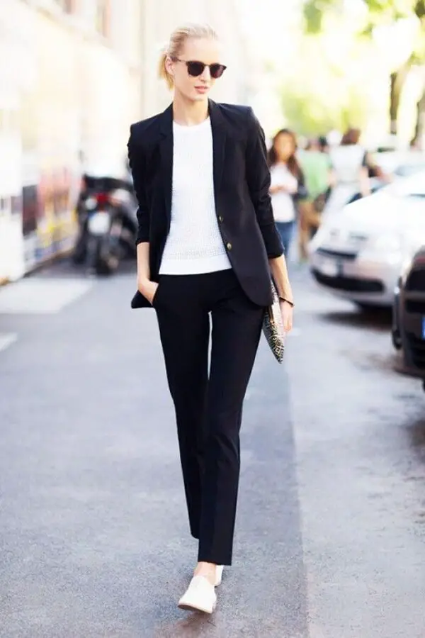 office-outfit-with-loafers