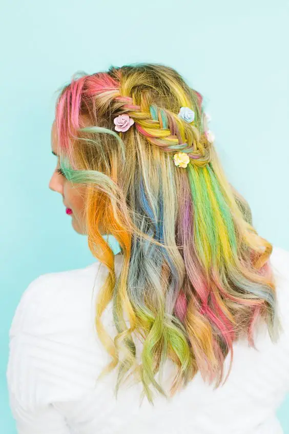 rainbow-hair-look