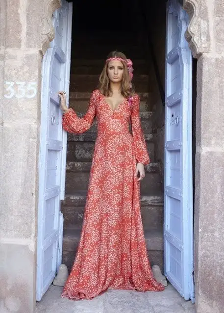 red-patterned-maxi