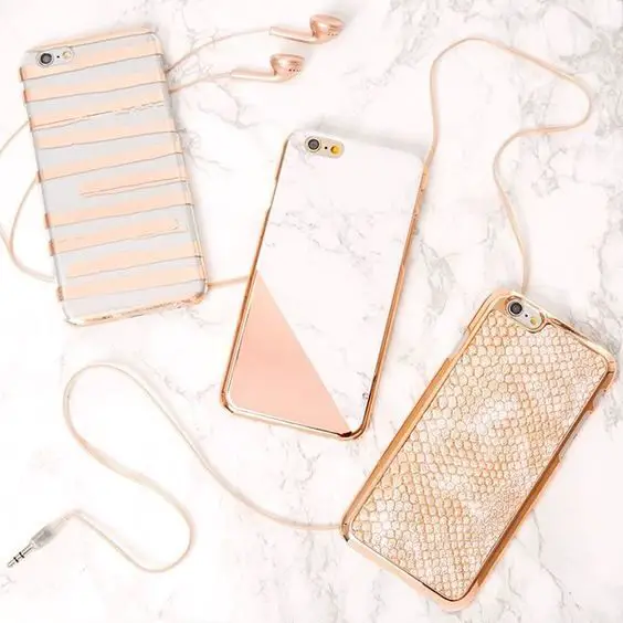 rose-gold-phone-cases