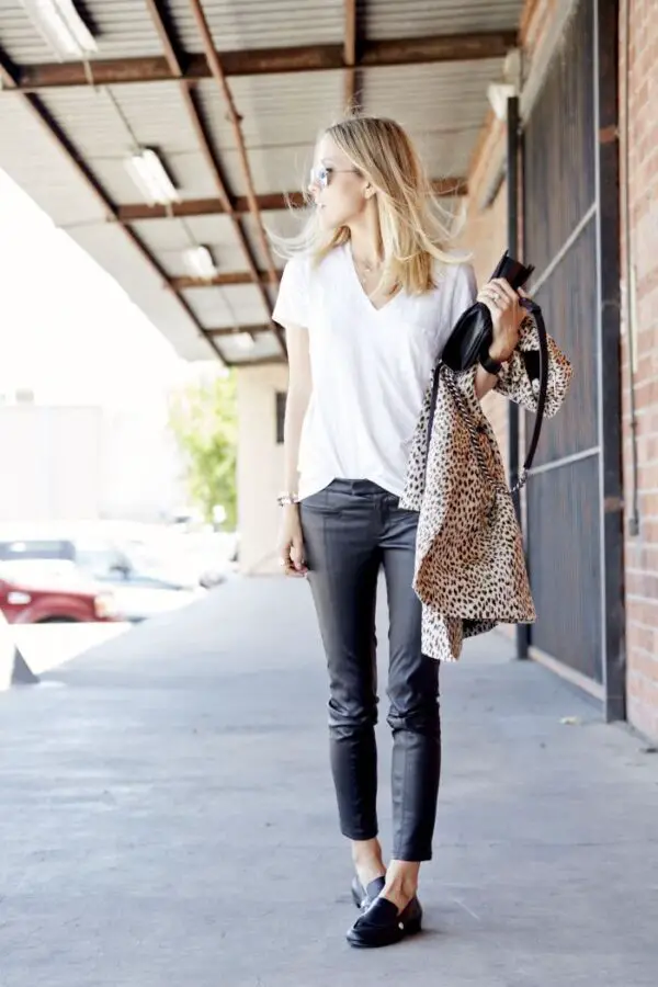 simple-shirt-and-leather-pants
