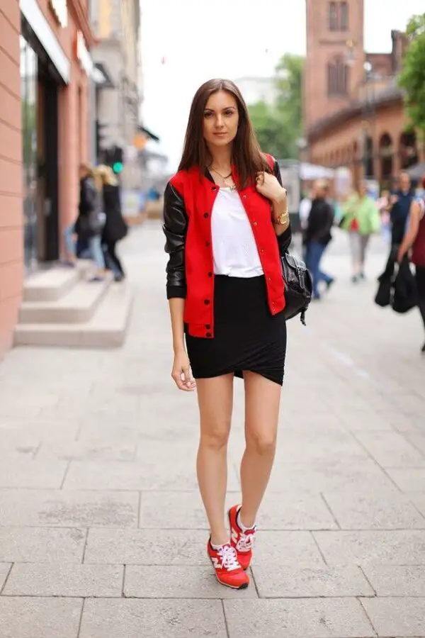 sneakers-in-red-and-mini-bandage-skirt