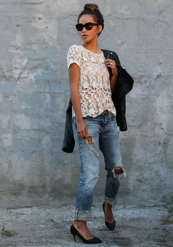 street-style-outfit-distressed-denim-and-lace-top
