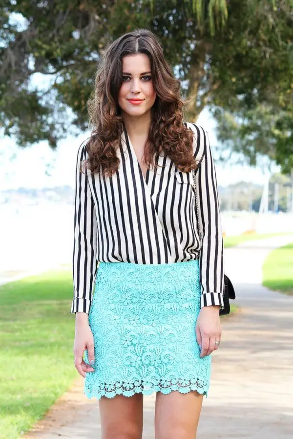 striped-top-lace-skirt
