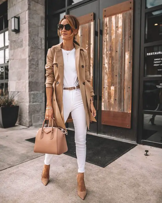 trench-coat-and-white-outfit